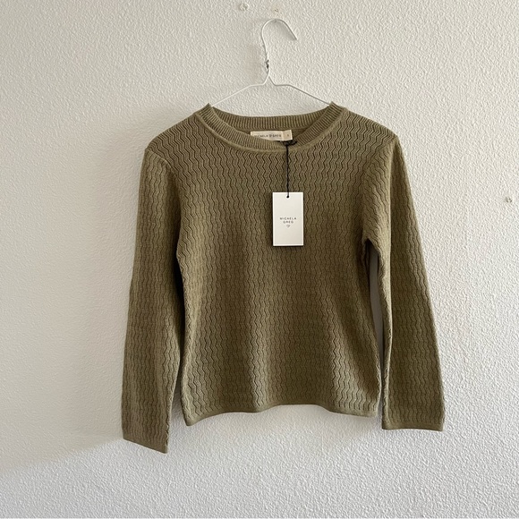 Micaela Greg Ripple Knit Tee - Picture 3 of 12